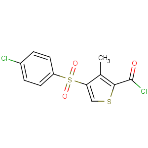 CAS No:175137-66-3 4-(4-chlorophenyl)sulfonyl-3-methylthiophene-2-carbonyl chloride