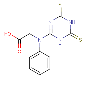 CAS No:175161-86-1 2-(N-[4,6-bis(sulfanylidene)-1H-1,3,5-triazin-2-yl]anilino)acetic acid