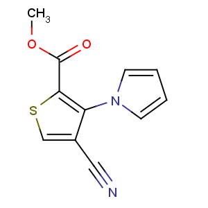 CAS No:175201-81-7 methyl 4-cyano-3-pyrrol-1-ylthiophene-2-carboxylate