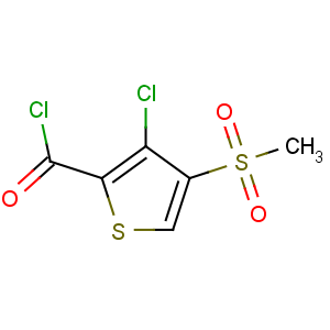 CAS No:175201-87-3 3-chloro-4-methylsulfonylthiophene-2-carbonyl chloride