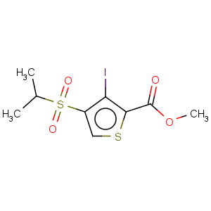 CAS No:175201-88-4 methyl 3-iodo-4-(isopropylsulphonyl)thiophene-2-carboxylate