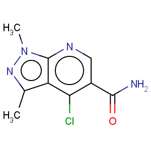 CAS No:175201-98-6 4-Chloro-1,3-dimethyl-1H-pyrazolo[3,4-b]pyridine-5-carboxamide