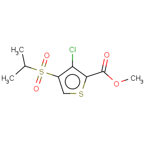 CAS No:175201-99-7 2-Thiophenecarboxylicacid, 3-chloro-4-[(1-methylethyl)sulfonyl]-, methyl ester