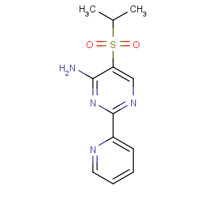 CAS No:175202-02-5 5-propan-2-ylsulfonyl-2-pyridin-2-ylpyrimidin-4-amine