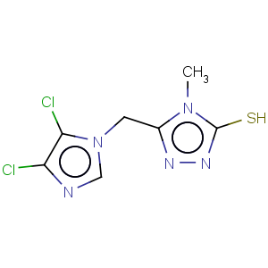 CAS No:175202-31-0 3H-1,2,4-Triazole-3-thione,5-[(4,5-dichloro-1H-imidazol-1-yl)methyl]-2,4-dihydro-4-methyl-