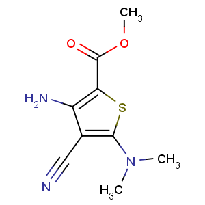 CAS No:175202-32-1 methyl 3-amino-4-cyano-5-(dimethylamino)thiophene-2-carboxylate