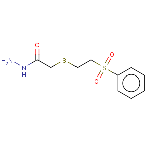 CAS No:175202-38-7 2-{[2-(phenylsulfonyl)ethyl]thio}ethanohydrazide
