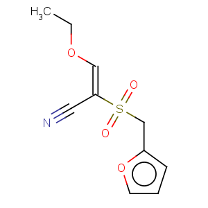 CAS No:175202-51-4 2-Propenenitrile,3-ethoxy-2-[(2-furanylmethyl)sulfonyl]-
