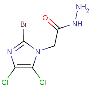 CAS No:175202-83-2 2-(2-bromo-4,5-dichloroimidazol-1-yl)acetohydrazide
