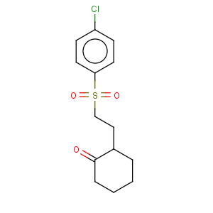 CAS No:175202-99-0 Cyclohexanone,2-[2-[(4-chlorophenyl)sulfonyl]ethyl]-