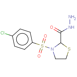 CAS No:175203-14-2 2-Thiazolidinecarboxylicacid, 3-[(4-chlorophenyl)sulfonyl]-, hydrazide