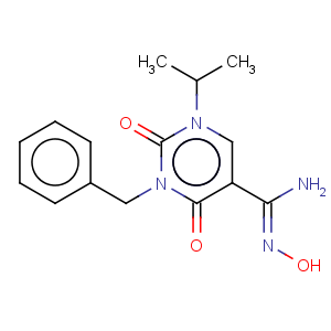 CAS No:175203-48-2 3-benzyl-N'-hydroxy-1-isopropyl-2,4-dioxo-1,2,3,4-tetrahydropyrimidine-5-carboximidamide