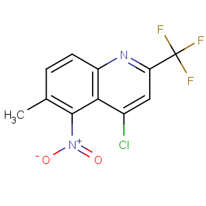 CAS No:175203-61-9 4-chloro-6-methyl-5-nitro-2-(trifluoromethyl)quinoline