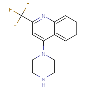 CAS No:175203-79-9 4-piperazin-1-yl-2-(trifluoromethyl)quinoline