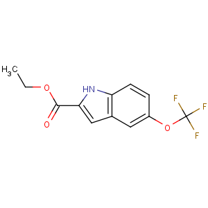 CAS No:175203-82-4 ethyl 5-(trifluoromethoxy)-1H-indole-2-carboxylate