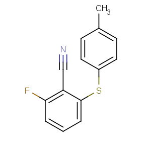 CAS No:175204-11-2 2-fluoro-6-(4-methylphenyl)sulfanylbenzonitrile