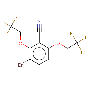 CAS No:175204-13-4 2,6-Bis(2,2,2-trifluoroethoxy)-3-bromobenzonitrile