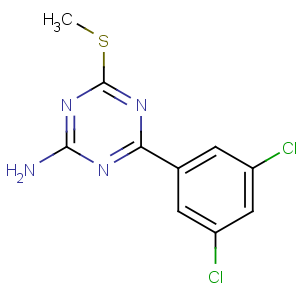 CAS No:175204-58-7 4-(3,5-dichlorophenyl)-6-methylsulfanyl-1,3,5-triazin-2-amine