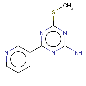 CAS No:175204-62-3 4-(methylthio)-6-(3-pyridyl)-1,3,5-triazin-2-amine