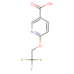 CAS No:175204-90-7 6-(2,2,2-trifluoroethoxy)pyridine-3-carboxylic acid