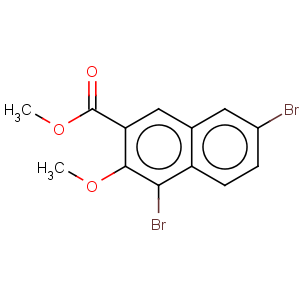 CAS No:175204-91-8 2-Naphthalenecarboxylicacid, 4,7-dibromo-3-methoxy-, methyl ester