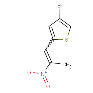 CAS No:175205-19-3 4-bromo-2-(2-nitroprop-1-enyl)thiophene