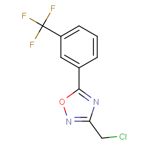 CAS No:175205-63-7 3-(chloromethyl)-5-[3-(trifluoromethyl)phenyl]-1,2,4-oxadiazole