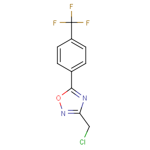 CAS No:175205-84-2 3-(chloromethyl)-5-[4-(trifluoromethyl)phenyl]-1,2,4-oxadiazole