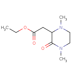 CAS No:175205-86-4 2-Piperazineaceticacid, 1,4-dimethyl-3-oxo-, ethyl ester