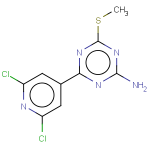 CAS No:175276-44-5 1,3,5-Triazin-2-amine,4-(2,6-dichloro-4-pyridinyl)-6-(methylthio)-