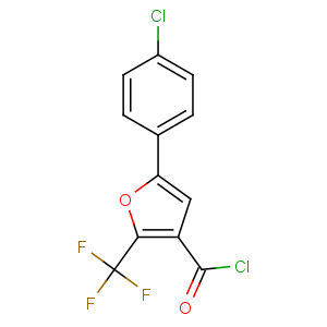 CAS No:175276-61-6 5-(4-chlorophenyl)-2-(trifluoromethyl)furan-3-carbonyl chloride