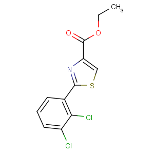 CAS No:175276-86-5 ethyl 2-(2,3-dichlorophenyl)-1,3-thiazole-4-carboxylate