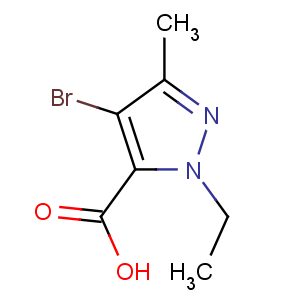 CAS No:175276-99-0 4-bromo-2-ethyl-5-methylpyrazole-3-carboxylic acid
