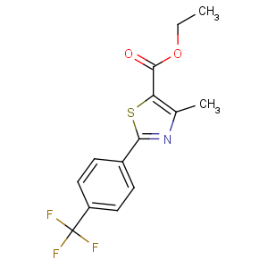 CAS No:175277-03-9 ethyl 4-methyl-2-[4-(trifluoromethyl)phenyl]-1,3-thiazole-5-carboxylate