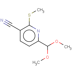 CAS No:175277-24-4 3-Pyridinecarbonitrile,6-(dimethoxymethyl)-2-(methylthio)-