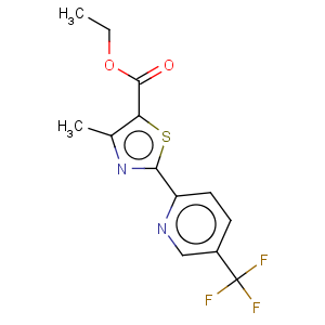 CAS No:175277-54-0 5-Thiazolecarboxylicacid, 4-methyl-2-[5-(trifluoromethyl)-2-pyridinyl]-, ethyl ester