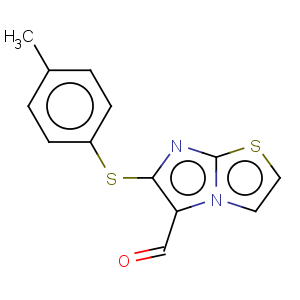 CAS No:175277-55-1 Imidazo[2,1-b]thiazole-5-carboxaldehyde,6-[(4-methylphenyl)thio]-