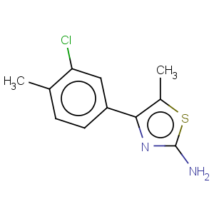 CAS No:175278-40-7 2-Thiazolamine,4-(3-chloro-4-methylphenyl)-5-methyl-