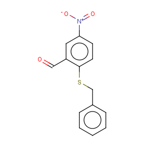 CAS No:175278-43-0 Benzaldehyde,5-nitro-2-[(phenylmethyl)thio]-