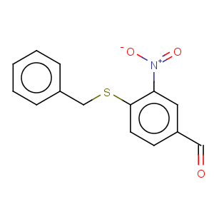 CAS No:175278-44-1 Benzaldehyde,3-nitro-4-[(phenylmethyl)thio]-
