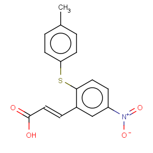 CAS No:175278-45-2 2-Propenoic acid,3-[2-[(4-methylphenyl)thio]-5-nitrophenyl]-