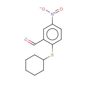 CAS No:175278-46-3 Benzaldehyde,2-(cyclohexylthio)-5-nitro-