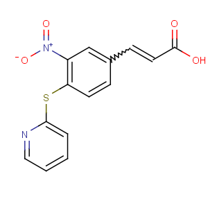 CAS No:175278-56-5 3-(3-nitro-4-pyridin-2-ylsulfanylphenyl)prop-2-enoic acid
