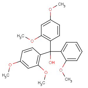 CAS No:1755-51-7 bis(2,4-dimethoxyphenyl)-(2-methoxyphenyl)methanol