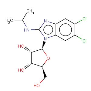 CAS No:176161-24-3 1H-Benzimidazol-2-amine,5,6-dichloro-N-(1-methylethyl)-1-b-L-ribofuranosyl-