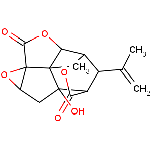 CAS No:17617-45-7 3,6-Methano-8H-1,5,7-trioxacyclopenta[ij]cycloprop[a]azulene-4,8(3H)-dione,hexahydro-2a-hydroxy-8b-methyl-9-(1-methylethenyl)-,(1aR,2aR,3S,6R,6aS,8aS,8bR,9R)-