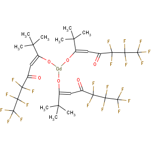 CAS No:17631-67-3 Gadolinium,tris(6,6,7,7,8,8,8-heptafluoro-2,2-dimethyl-3,5-octanedionato-kO,kO')- (9CI)