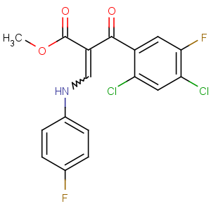 CAS No:176637-98-2 methyl 2-(2,4-dichloro-5-fluorobenzoyl)-3-(4-fluoroanilino)prop-2-enoate