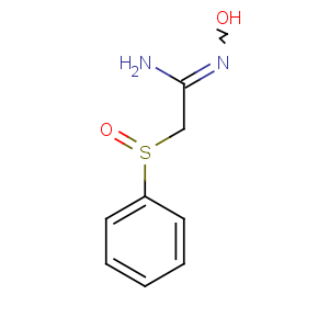 CAS No:17665-59-7 2-(benzenesulfinyl)-N'-hydroxyethanimidamide