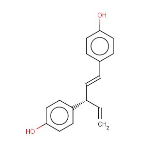 CAS No:17676-24-3 Phenol,4,4'-[(1E,3S)-3-ethenyl-1-propene-1,3-diyl]bis-